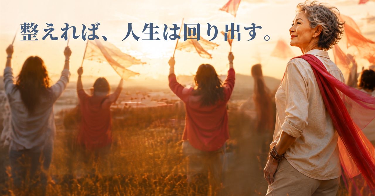 整えれば、人生は回り出す。 noteマガジン表紙